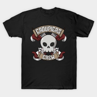 Croupiers crew Jolly Roger pirate flag T-Shirt